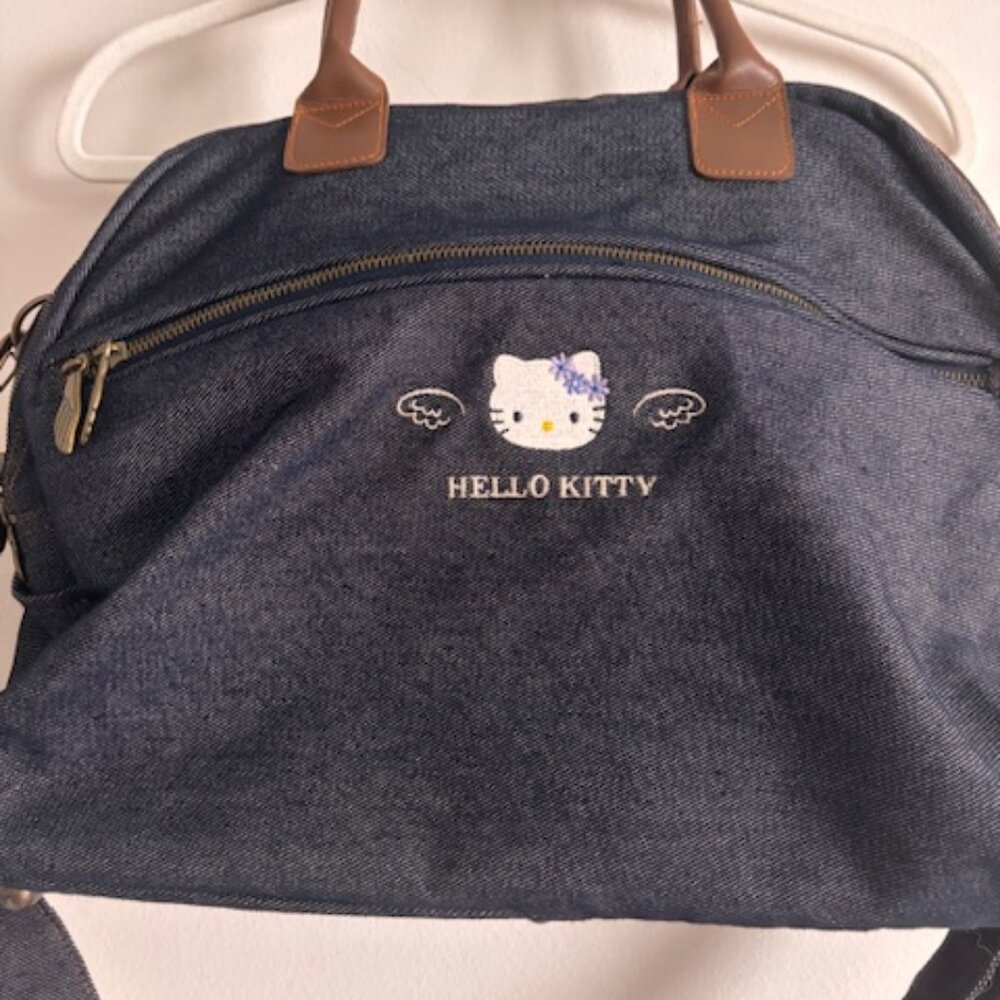 Y2K Sanrio Hello Kitty "Blue Angel" Tote Bag - 2003 - Picture 2 of 4